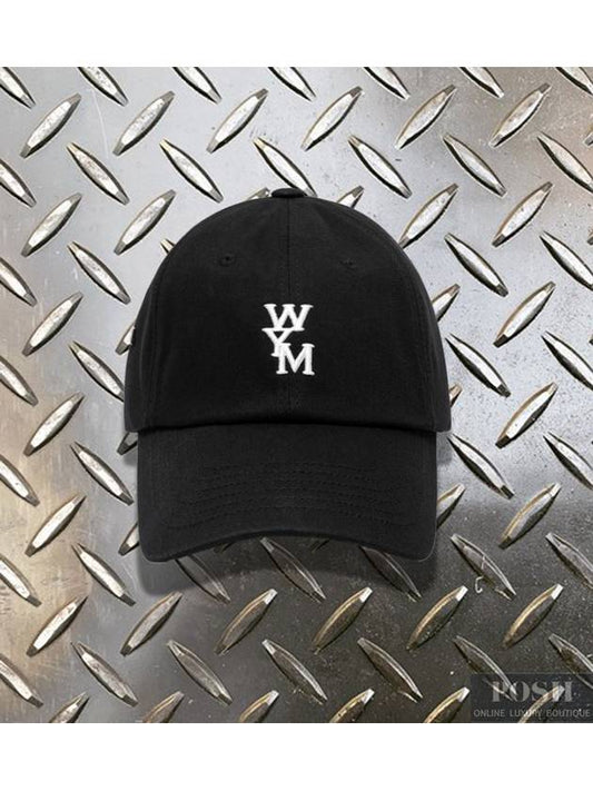 Hat Black Logo Ball Cap W241AC51661B - WOOYOUNGMI - BALAAN 2