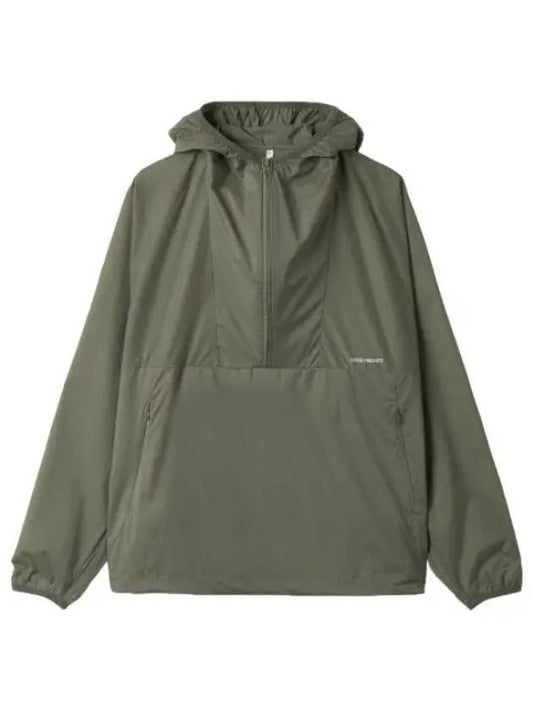 Hellroof Light Nylon Zip up Hood Sage - NORSE PROJECTS - BALAAN 1