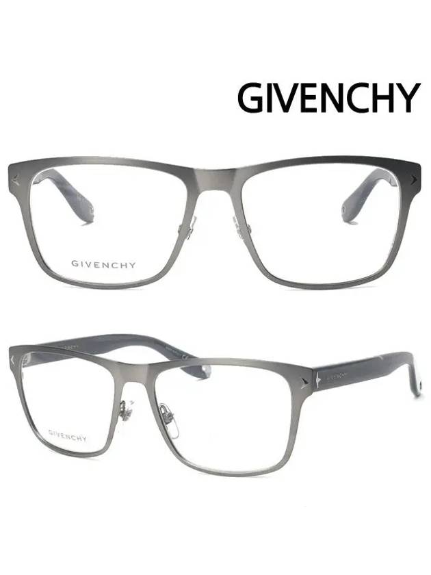 Eyewear Square Eyeglasses Grey - GIVENCHY - BALAAN 3