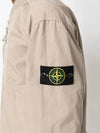 Men's Cupro Cotton Twill TC Bomber Jacket Beige - STONE ISLAND - BALAAN 6