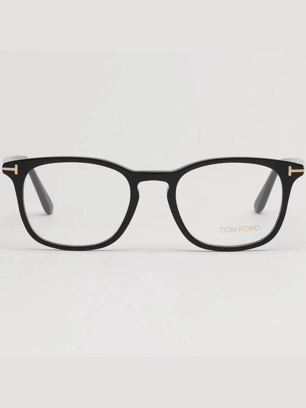 Glasses frame TF5505 001 square horn frame - TOM FORD - BALAAN 3