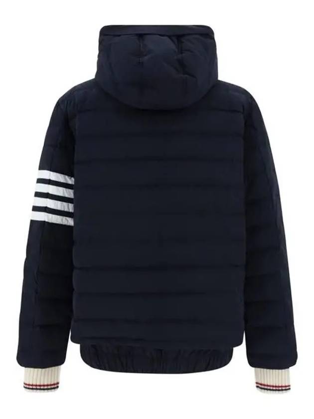 Poly Twill Down Filled 4-Bar Ski Padding Navy - THOM BROWNE - BALAAN 3