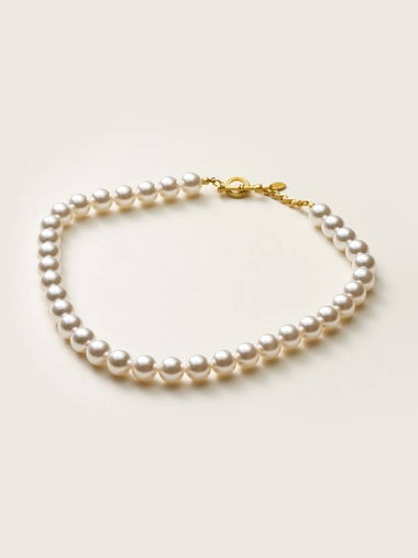 Bijoux Classic 10mm Pearl Necklace White - AMADEE - BALAAN 1