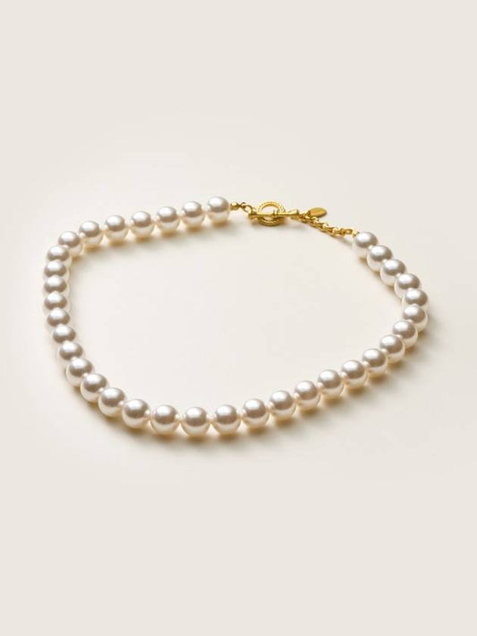 Bijou Classic Pearl Necklace 10mm - AMADEE - BALAAN 2