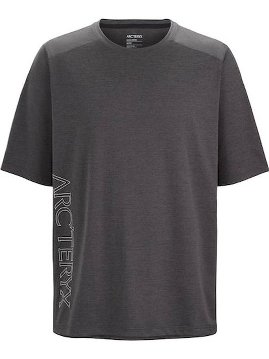 Cormac Downword Short Sleeve T-Shirt Black Heather - ARC'TERYX - BALAAN 2