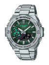 G-Steel Solar Power Bluetooth Digital Watch Green Silver - G-SHOCK - BALAAN 1