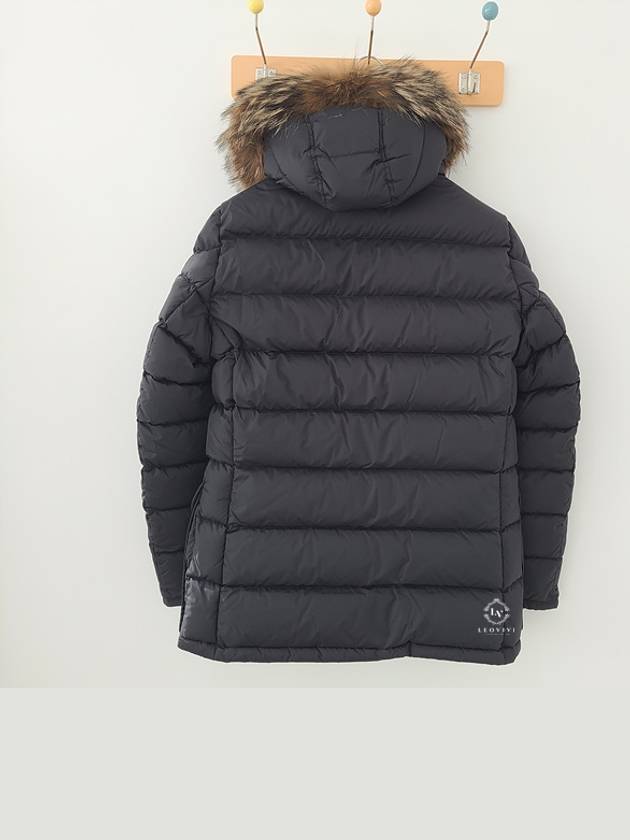 Cluny Long Down Jacket Black - MONCLER - BALAAN 3