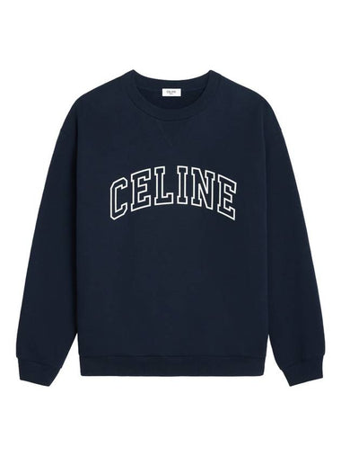 College Logo Sweatshirt Navy - CELINE - BALAAN 1