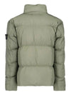 Garment Dyed Crinkle Reps Down Padding Olive - STONE ISLAND - BALAAN 3