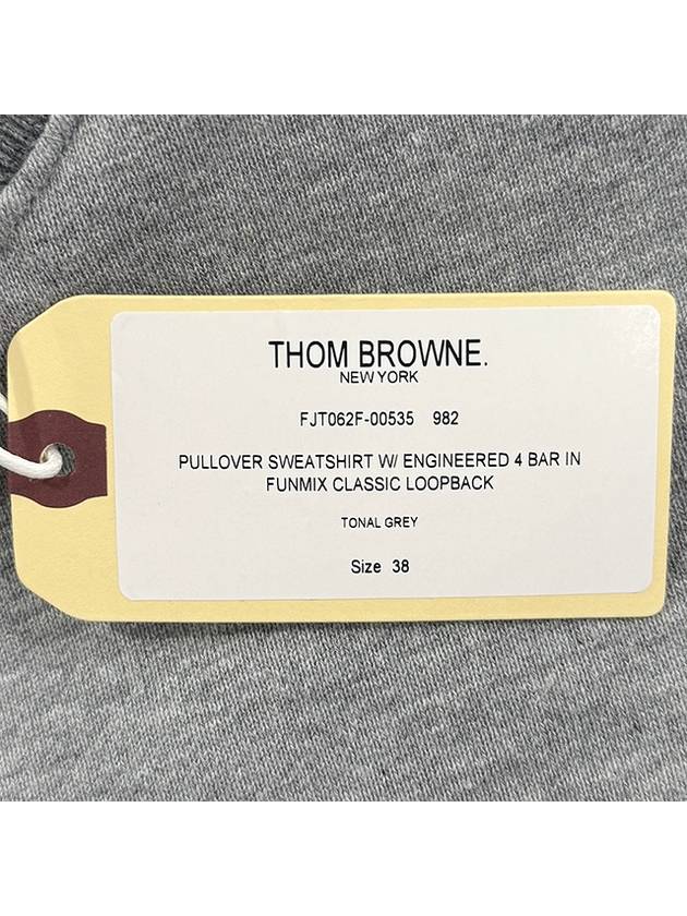 4 Bar Striped Knit Top Grey - THOM BROWNE - BALAAN 9