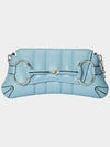 Horsebit Chain Small Light Blue 764339 - GUCCI - BALAAN 1