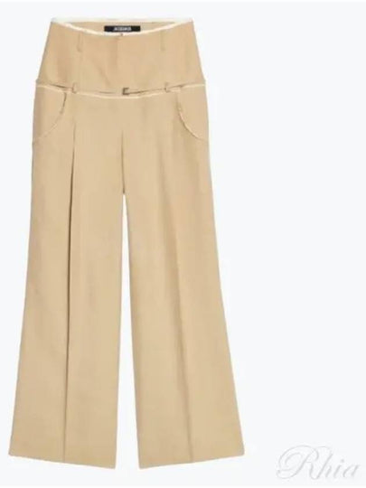 Le Pantalon Criollo Tailored Straight Pants Beige - JACQUEMUS - BALAAN 2