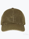 Cassandre Cotton Ball Cap Olive - SAINT LAURENT - BALAAN 2