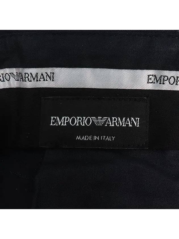 Armani Navy Color Check Pattern 100 Virgin Wool Men s Suit Pants 50 - GIORGIO ARMANI - BALAAN 3