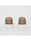 Vintage Check Cotton Sneakers Archive Beige - BURBERRY - BALAAN 4