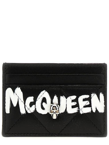 Alexander McQueen 'Graffiti' Card Holder - ALEXANDER MCQUEEN - BALAAN 1