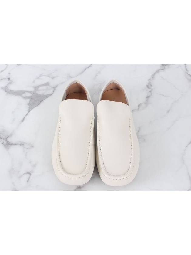 Leather Driving Loafer White 43 5 285 - BOTTEGA VENETA - BALAAN 8