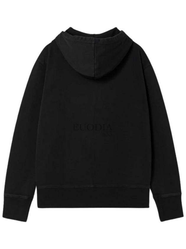 Chillax Fox Patch Zipped Hooded Jacket Black - MAISON KITSUNE - BALAAN 9