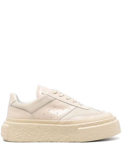 Platform Calf Leather Low Top Sneakers Nutmeg - MAISON MARGIELA - BALAAN 2