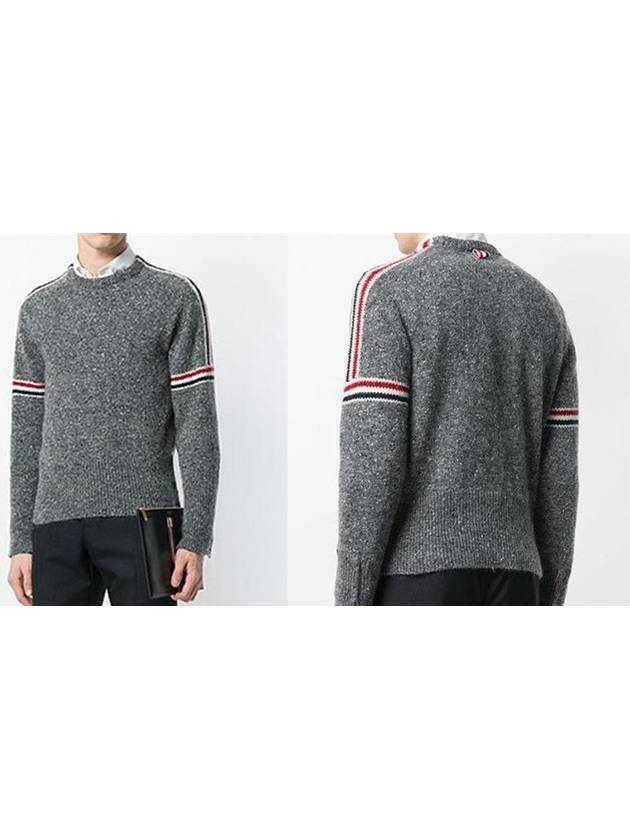 Intrasia striped mohair knit 4 - THOM BROWNE - BALAAN 7