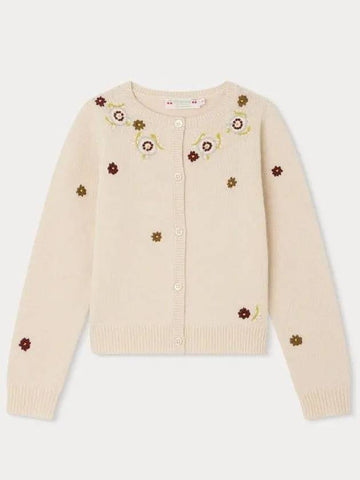 Bonpoint embroidery wool cardigan W03GCAK00017 131 Italian Kids - ETC - BALAAN 1