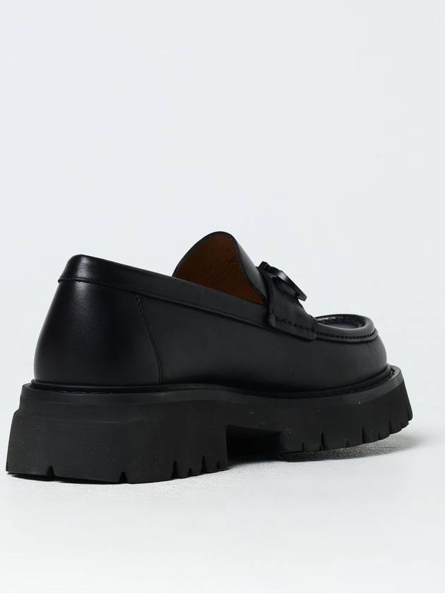 Gancini Chunky Sole Loafers Black - SALVATORE FERRAGAMO - BALAAN 4