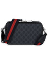 GG Supreme Web Strap Mini Cross Bag - GUCCI - BALAAN 3