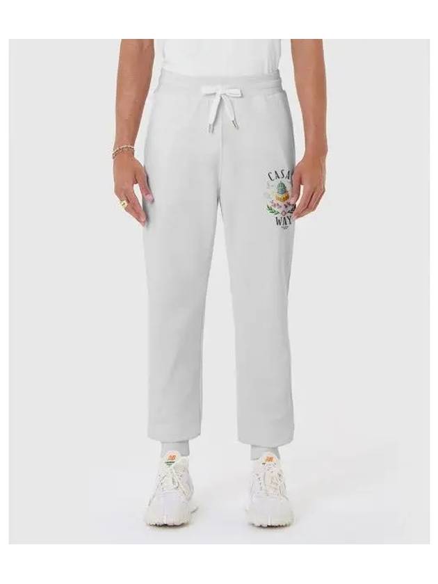 M CASA WAY EMBROIDERED SWEATPANT - CASABLANCA - BALAAN 1