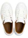 Ladybug Leather Low Top Sneakers White - TORY BURCH - BALAAN 3