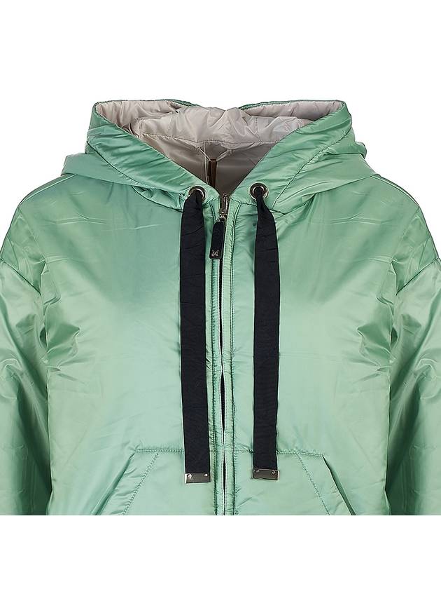 Women s The Cube Hooded Reversible Jacket GREENBOX 037 - MAX MARA - BALAAN 7