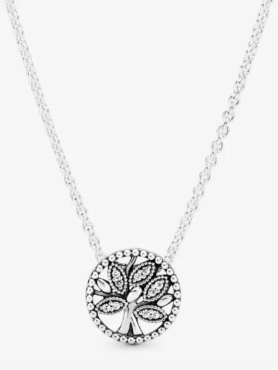 Sparkling Tree Of Life Necklace Silver - PANDORA - BALAAN 2