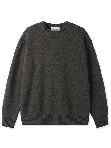 Wool Silk Neff Sweater Khaki - BLACKBROWN - BALAAN 1