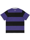 Wiz Collection Wizard Stripe Short Sleeve T-Shirt PURPLE M3313LTS02PUR - MALBON GOLF - BALAAN 3