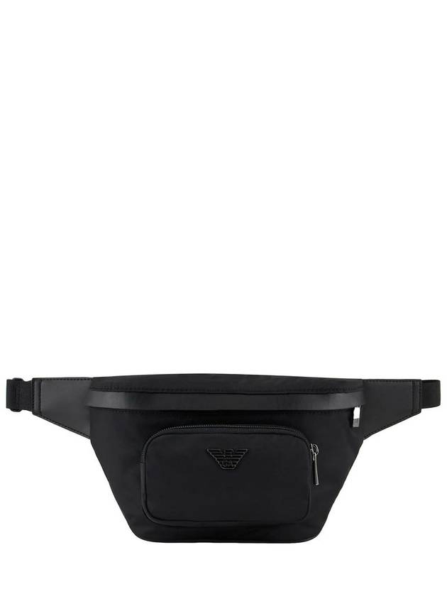 Logo Nylon Belt Bag Black - EMPORIO ARMANI - BALAAN 2