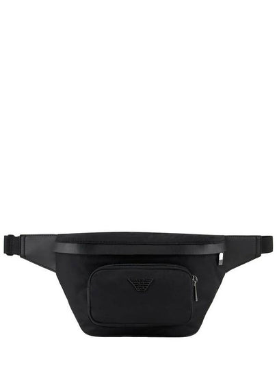 Logo Nylon Belt Bag Black - EMPORIO ARMANI - BALAAN 2