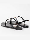 Women's Monogram Cassandra Sandals Black - SAINT LAURENT - BALAAN 3