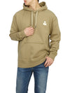 Matte Logo Print Hoodie Khaki - ISABEL MARANT - BALAAN 6