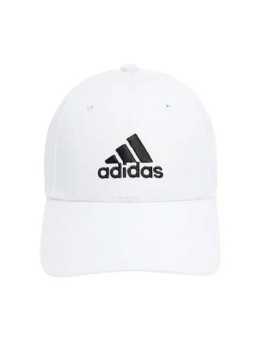 adidas cotton twill baseball cap IB3243 whiteBLACK - ADIDAS - BALAAN 1