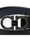 Reversible Leather Belt Black Blumarine - SALVATORE FERRAGAMO - BALAAN 3