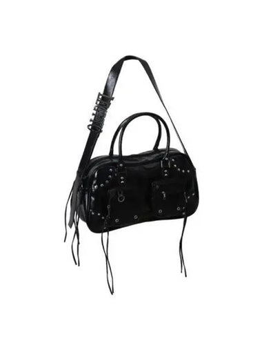 Byron Leather City Bag Black Antique - LECYTO - BALAAN 1