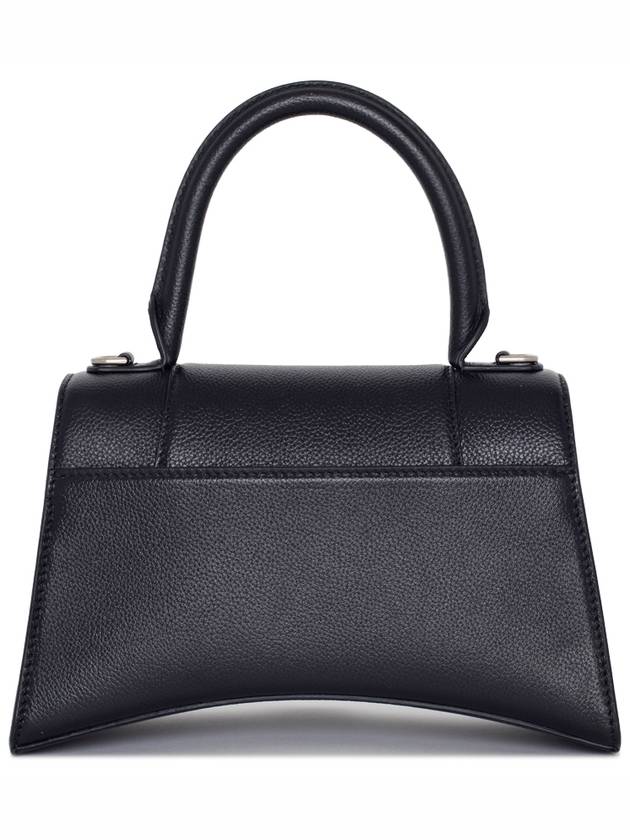 Hourgrass Small Grained Calfskin Cross Bag Black - BALENCIAGA - BALAAN 5