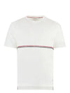 Midweight Jersey Short Sleeve T-Shirt White - THOM BROWNE - BALAAN 3