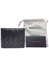 Women s 605721 Intrecciato Black Leather Bicycle Wallet - BOTTEGA VENETA - BALAAN 10