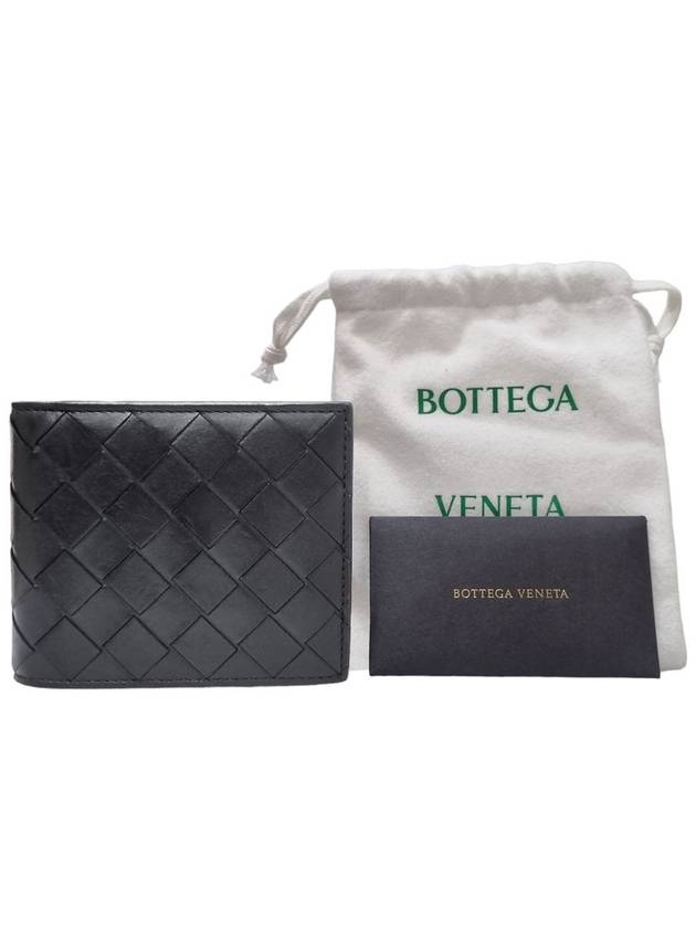 Women s 605721 Intrecciato Black Leather Bicycle Wallet - BOTTEGA VENETA - BALAAN 10