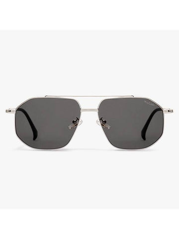 THAN 01 Dan Silver Black Sunglasses - MCCOIN - BALAAN 1