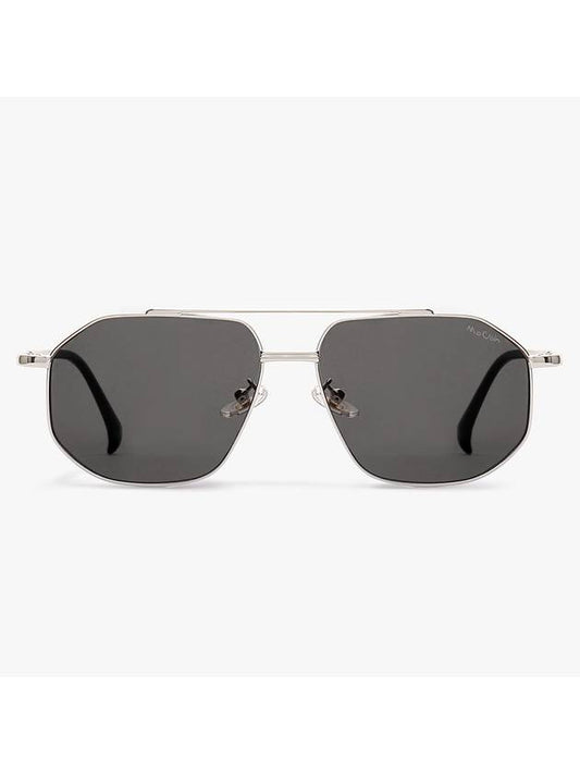 THAN 01 Dan Silver Black Sunglasses - MCCOIN - BALAAN 1