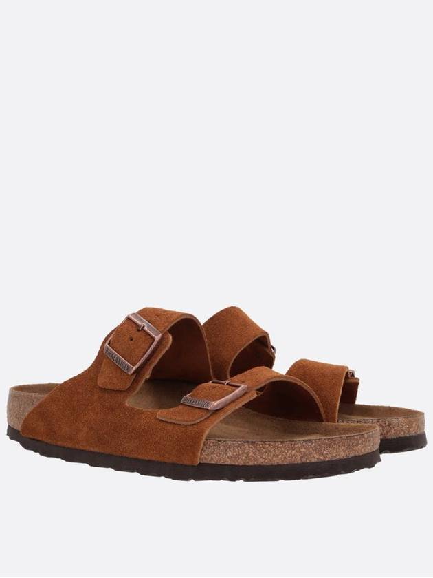 Arizona SFB Suede Slippers Mink - BIRKENSTOCK - BALAAN 3