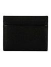 V Logo Signature Card Wallet Black - VALENTINO - BALAAN 4