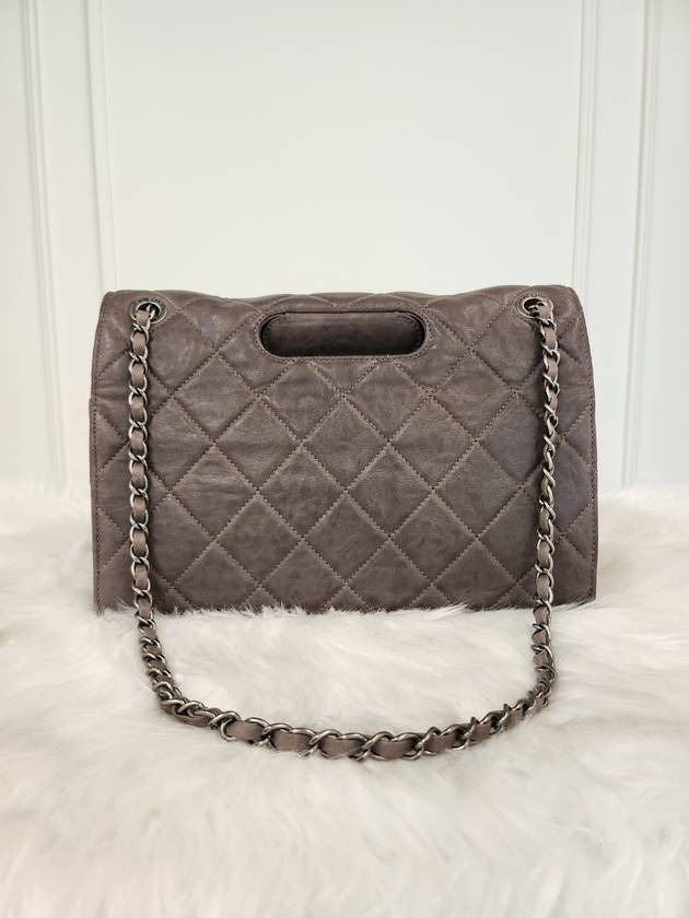 Women s 2 55 Vintage Flap Bag Gray 15th Condition A - CHANEL - BALAAN 4