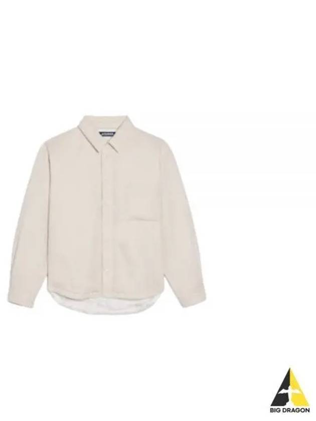 La Chemise Boulanger Overshirt Cotton Jacket Beige - JACQUEMUS - BALAAN 2